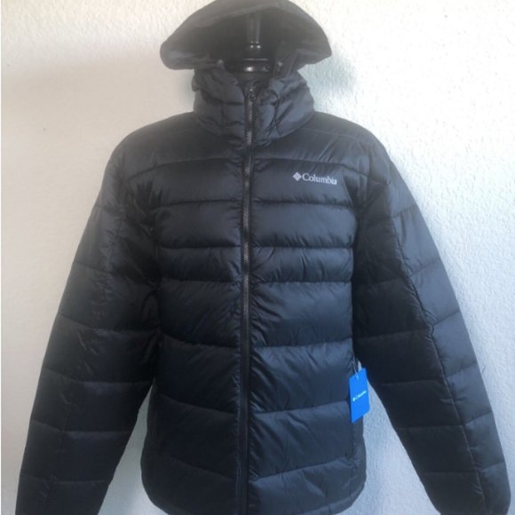 COLUMBIA BUCK BUTTE MEN'S HOODED INSULATED JACKET SIZE XXL FULL ZIP NEW WITH TAG